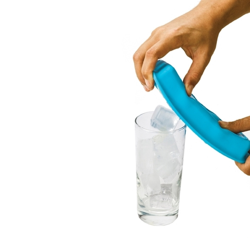 Isbricka i silikon med lock