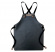 Förkläde för barn i svart skinn KIDS APRON BLACK xapron