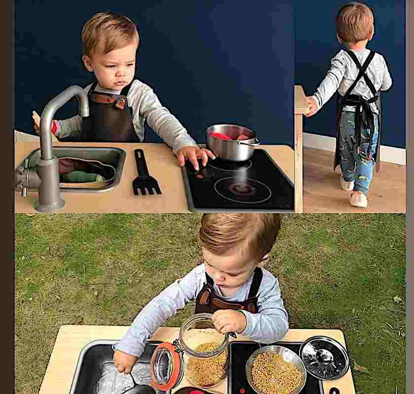 Xapron barnf�rkl�de i skinn