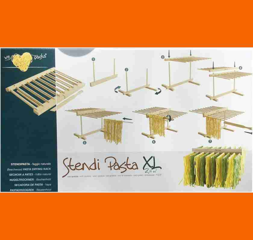 Hopf�llbar pastatork baksidan av f�rpackningen