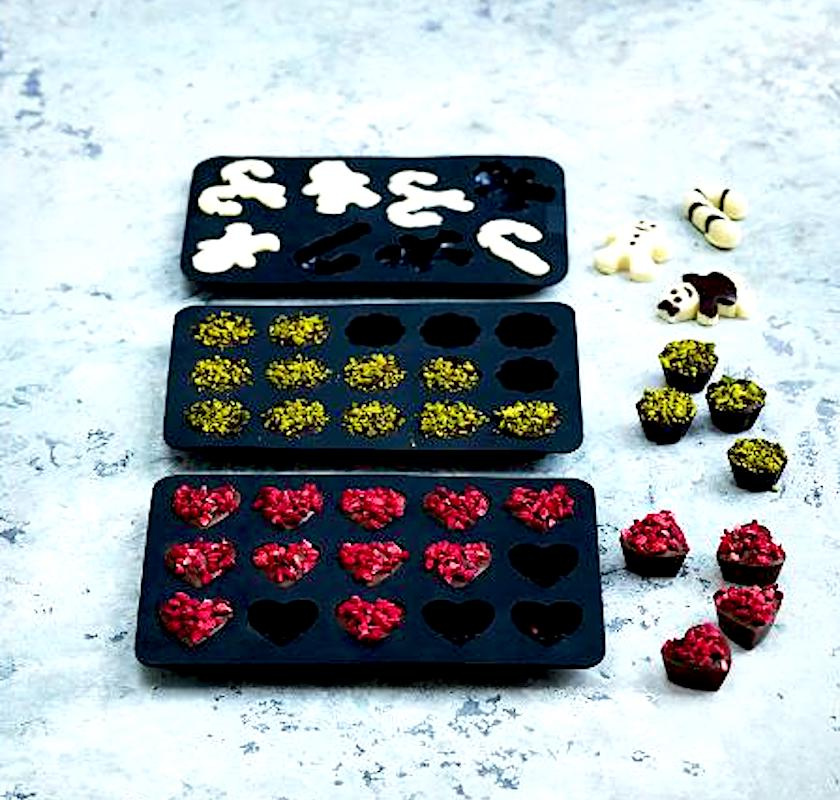 Blomsterbergs Chokladform 3 delar Gr�