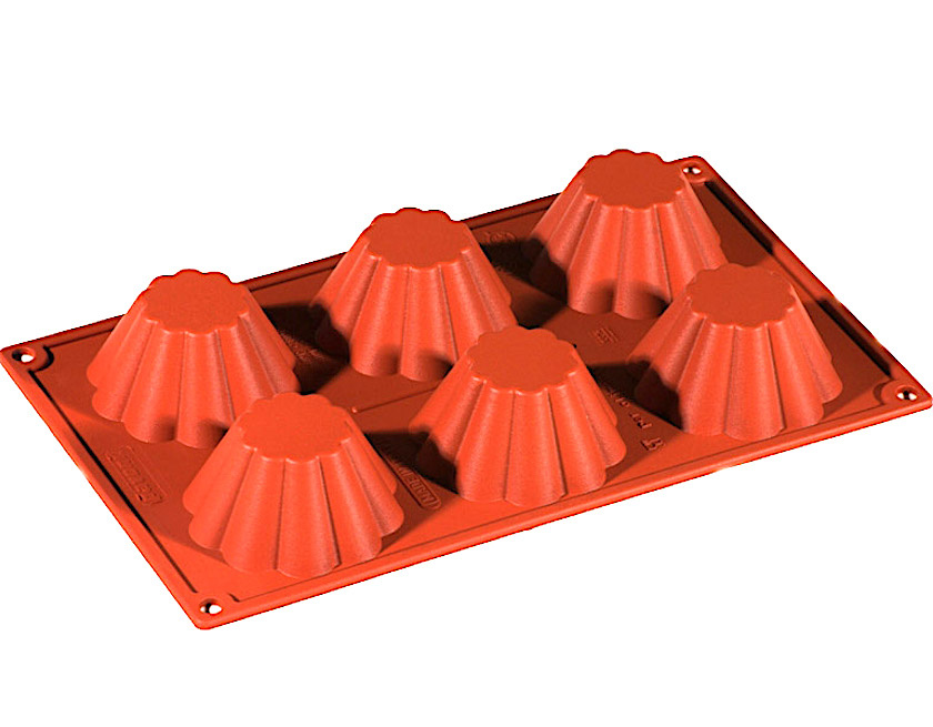 Briocheform i silikon 6st