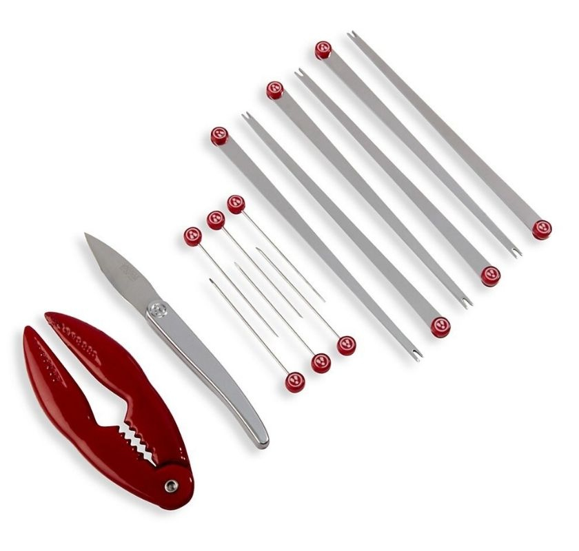 alla delar av skaldjurssettet