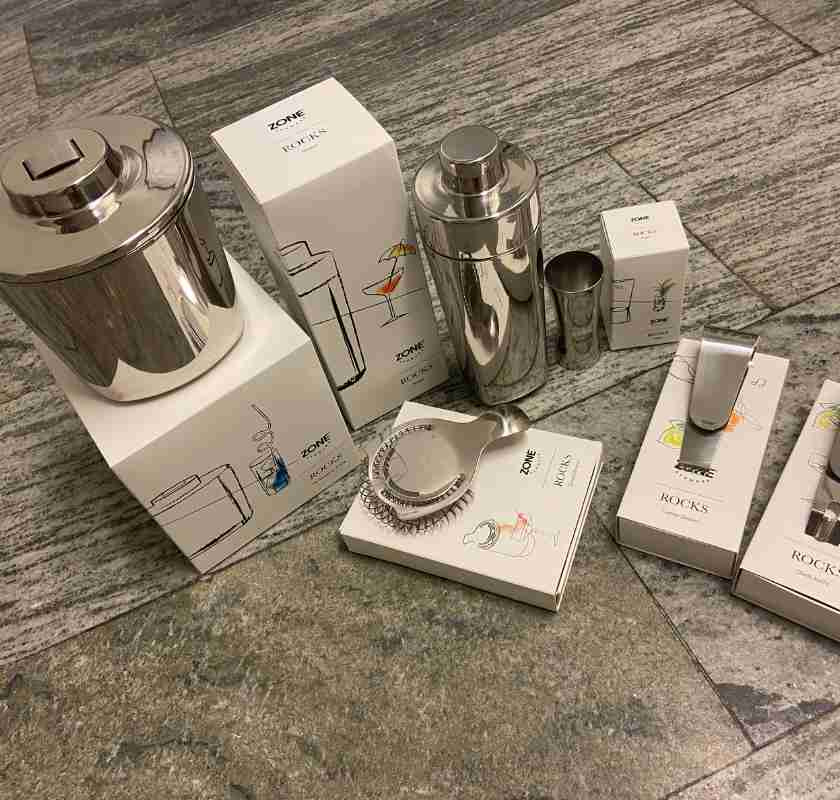 shaker, ishink, sil, jogger och zestsk�rare 