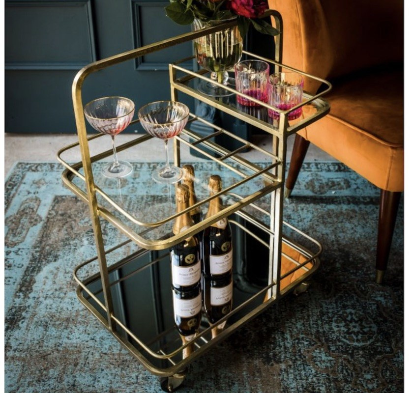 Drinkvagnen snett fr�n ovan