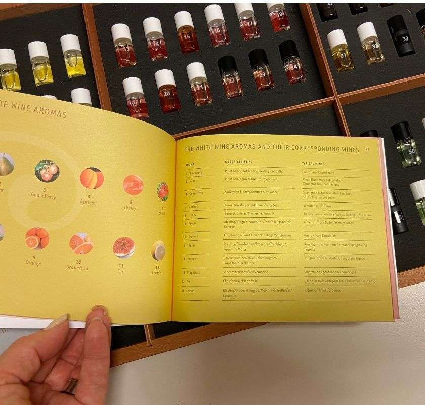 Doftprover och beskrivningar i aromabar 60 premium