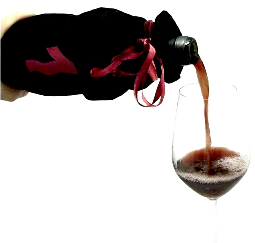 Flaskp�sar till vinprovning