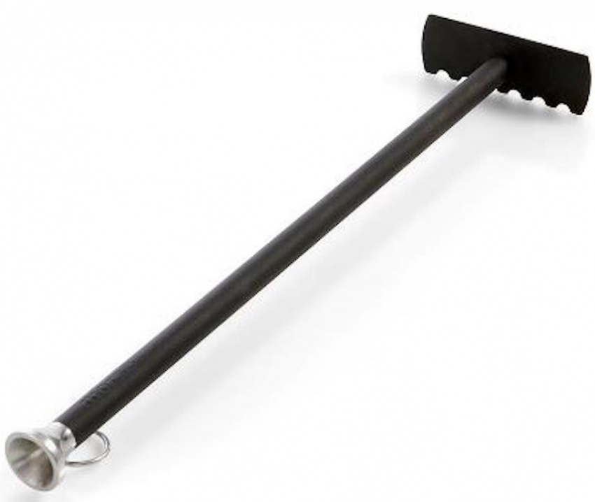 Bl�sr�r f�r grillen med askskrapa