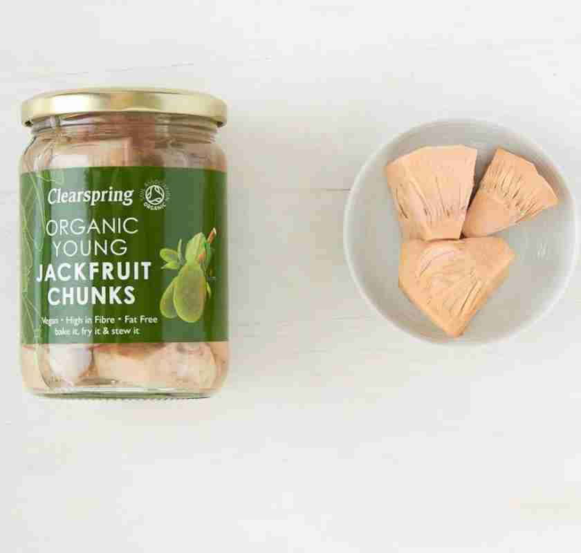 Jackfruit bitar 500g ekologisk burk & sk�l med jackfruit