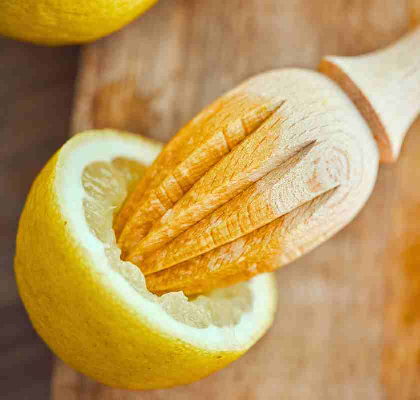 Citruspress i tr� pressar citron