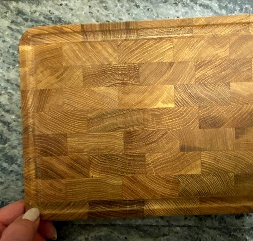 Sk�rbr�da i nordisk ek med r�nna 30 cm Culimat