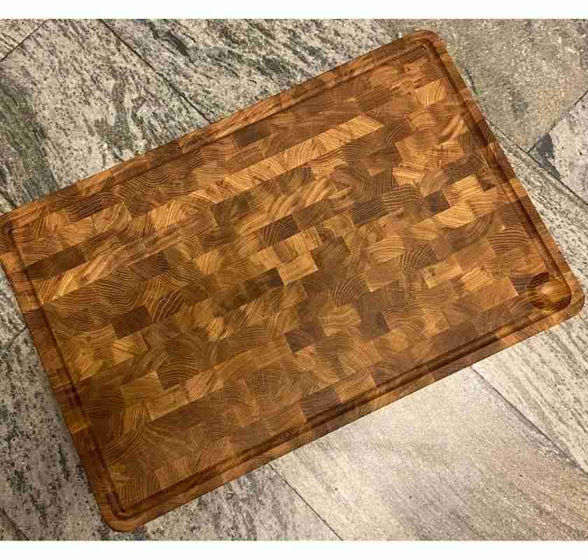 Sk�rbr�da i nordisk ek med r�nna 60 cm Culimat