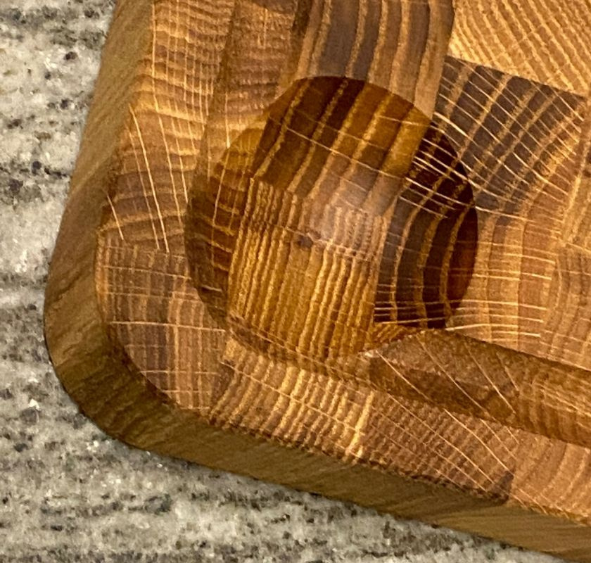 Sk�rbr�da i nordisk ek med r�nna 60 cm Culimat