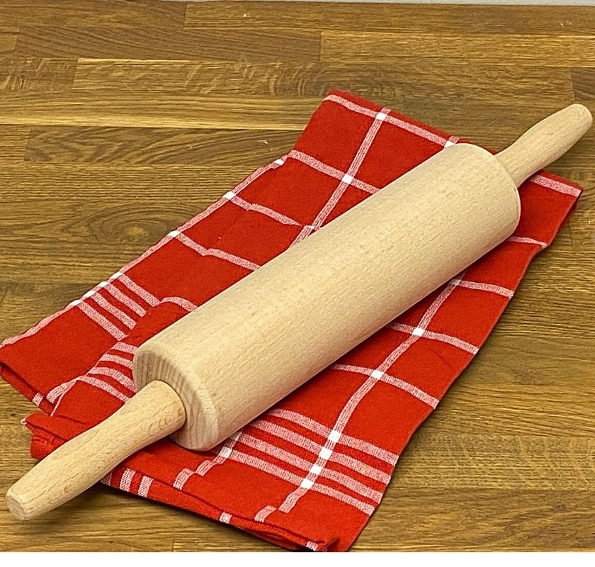 kavel i tr� med handtag