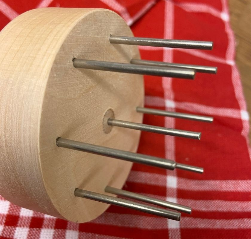 9 piggar av rostfritt st�l