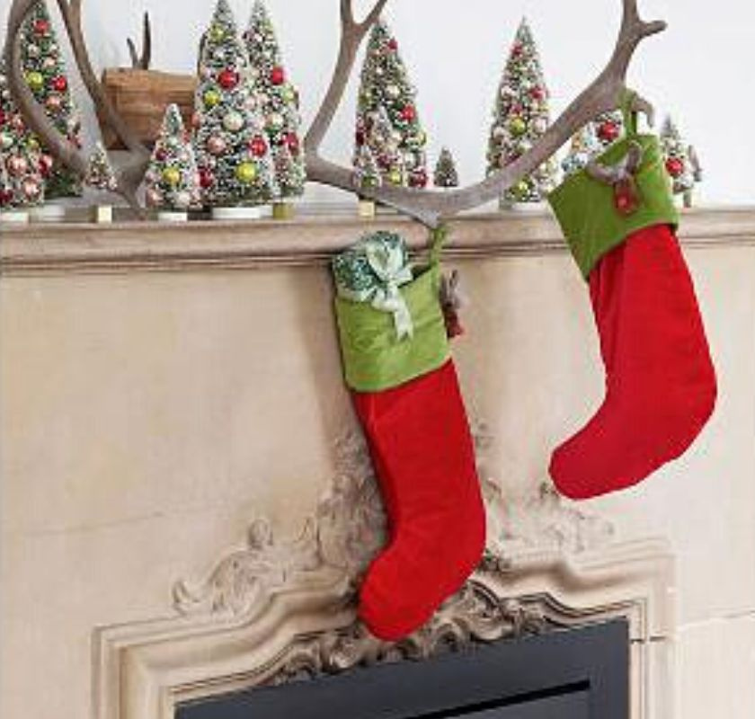 Julstrumpor p� renhorn