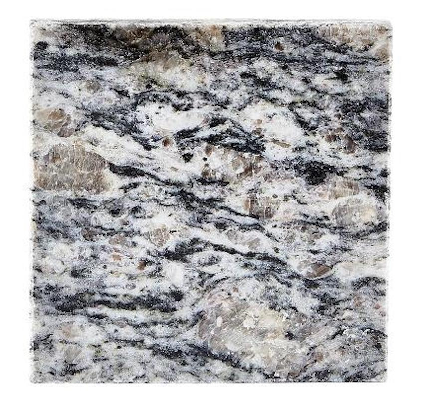 Coaster - underl�gg i granit svart vit brun