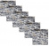 Coasters underlägg i granit svart-vit-brun 6st