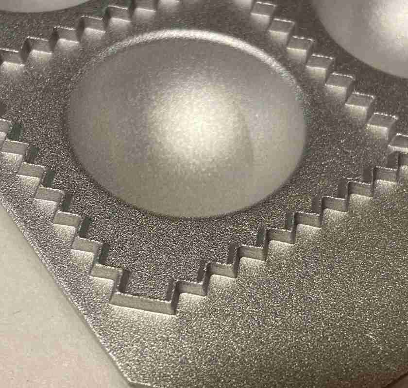 Ravioliform 12st ravioli detalj av 1 ravioli, Eppicotispai ravioliform med kavel