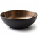Stor skål svart med brons-glaserad insida 30cm Bitz salladskål 30cm brons & svart