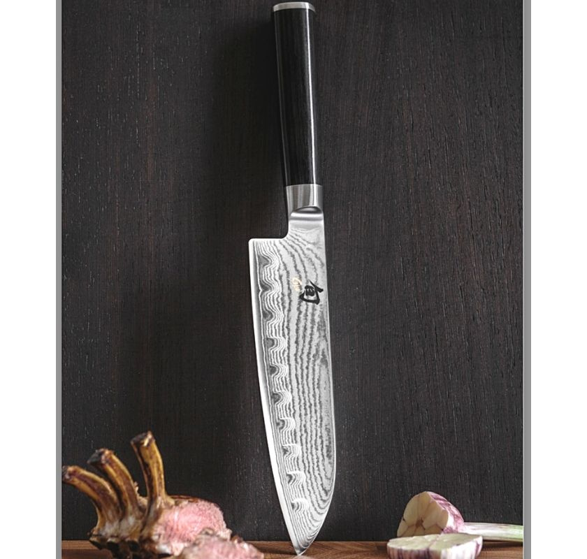 olivslipad  santokukniv KAI Shun Classic 18 cm 