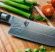 Kockkniv KAI Shun Classic 20 cm Kockkniv KAI Shun Classic 20 cm detalj av blad
