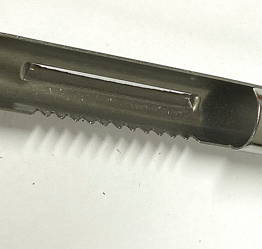 �ppelurk�rnare  i rostfrittst�l med tr�handtag