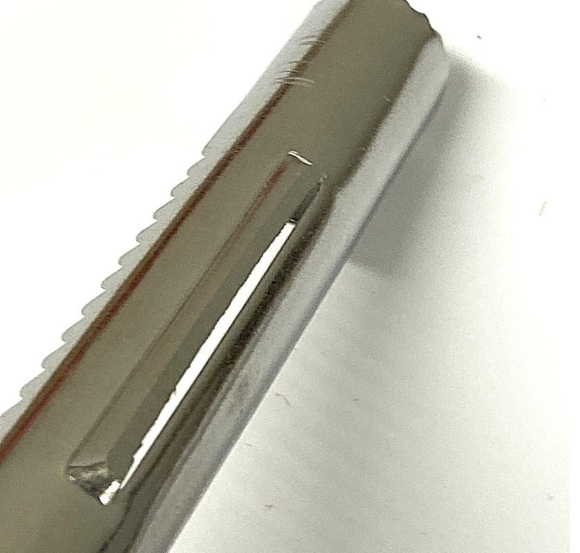 �ppelurk�rnare  i rostfrittst�l med tr�handtag