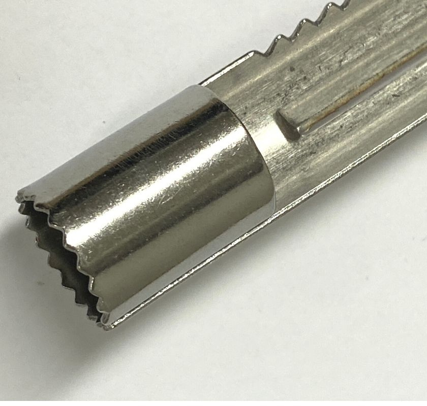 �ppelurk�rnare  i rostfrittst�l med tr�handtag