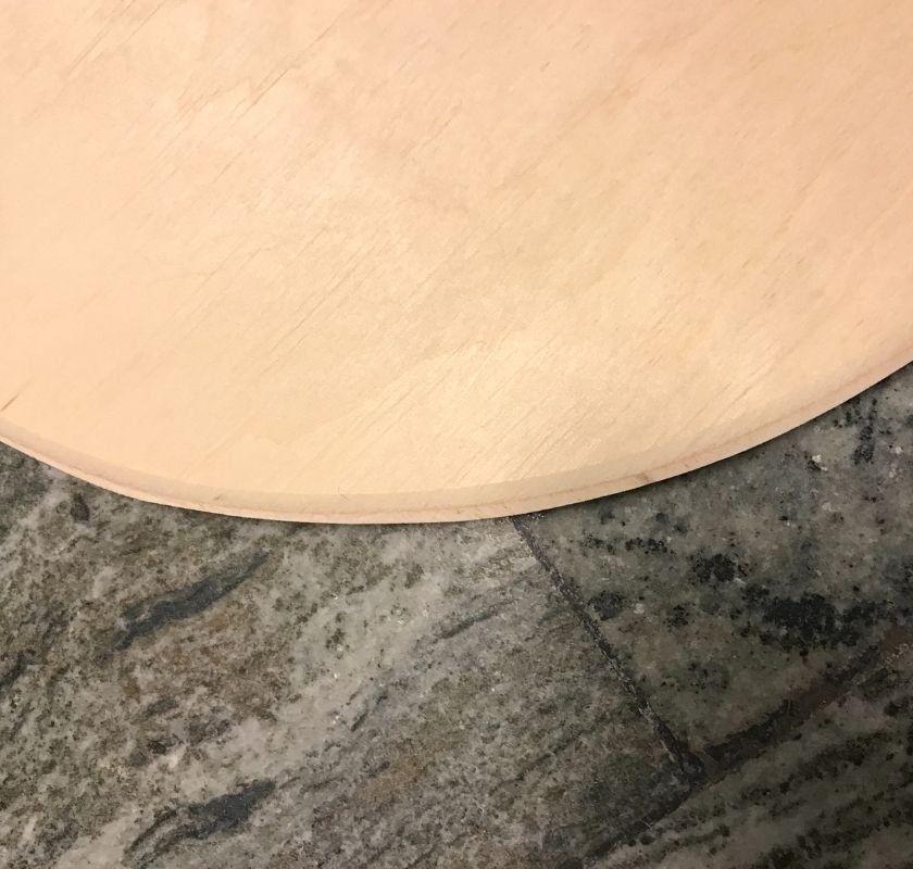 Br�dspade eller pizzaspade rund i tr�