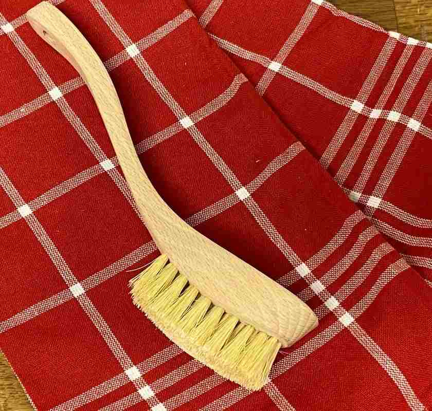 Tr�diskborste med naturfiber