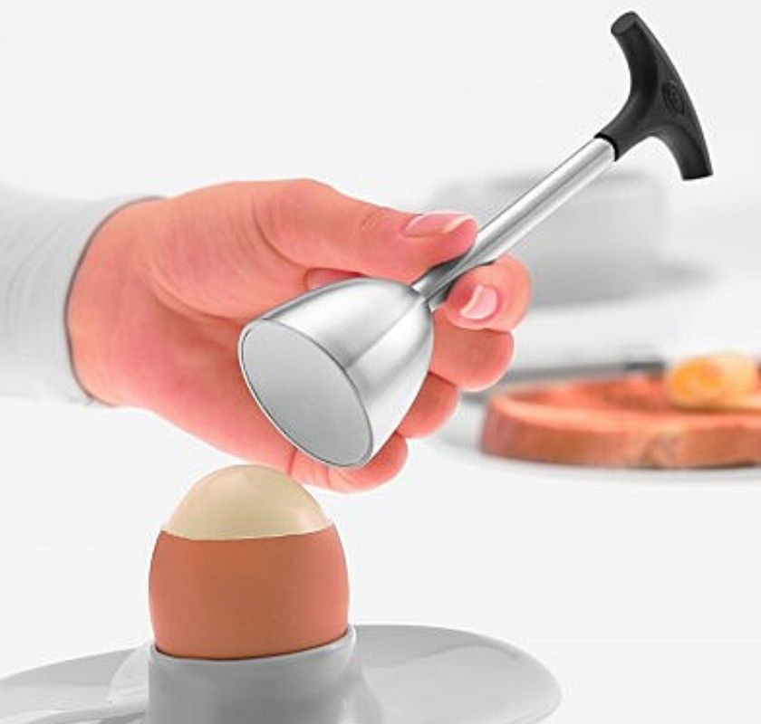 R�sle �ggskalare Dia 4 x 14 cm St�l/Svart