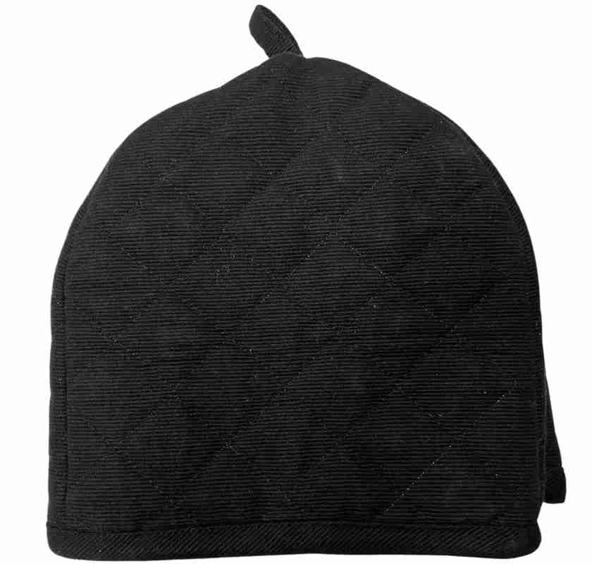 Svart tehuva med �gla i toppen