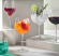 Balloonglas fr vin eller drinkar i plast, 4 olika och ett vanligt dricksglas