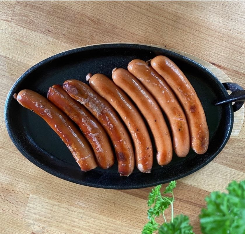 Korvar p� j�rntallrik ovanifr�n