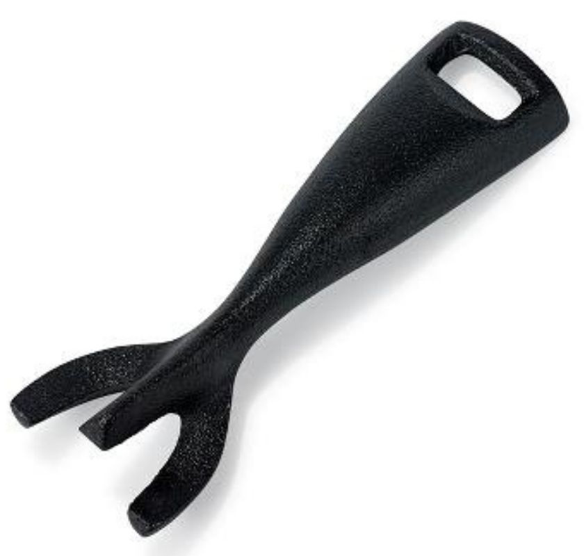 Gjutj�rnshandtag till grilltallrikar mm