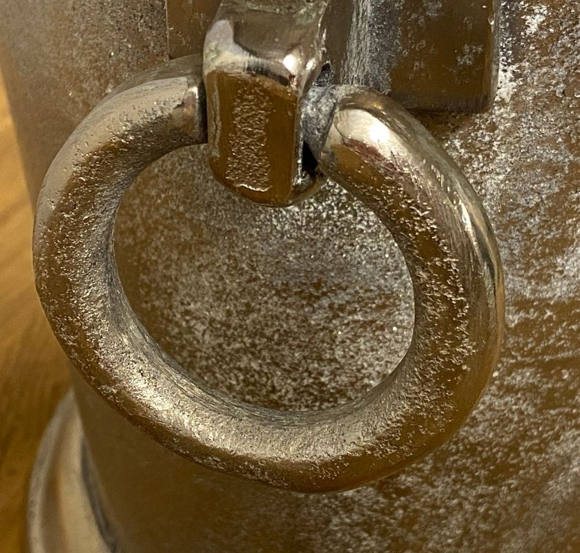 Ring, handtag, p� vinkylare hink vintage oval champagnekylare