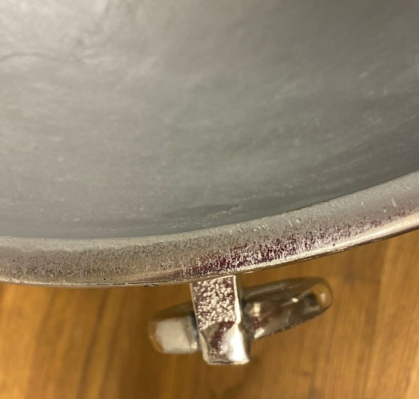 Detalj, ringen och kylarens insida fr�n ovan