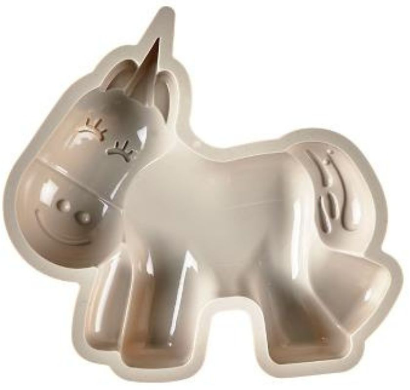 Kakform enh�rning i silikon insidan