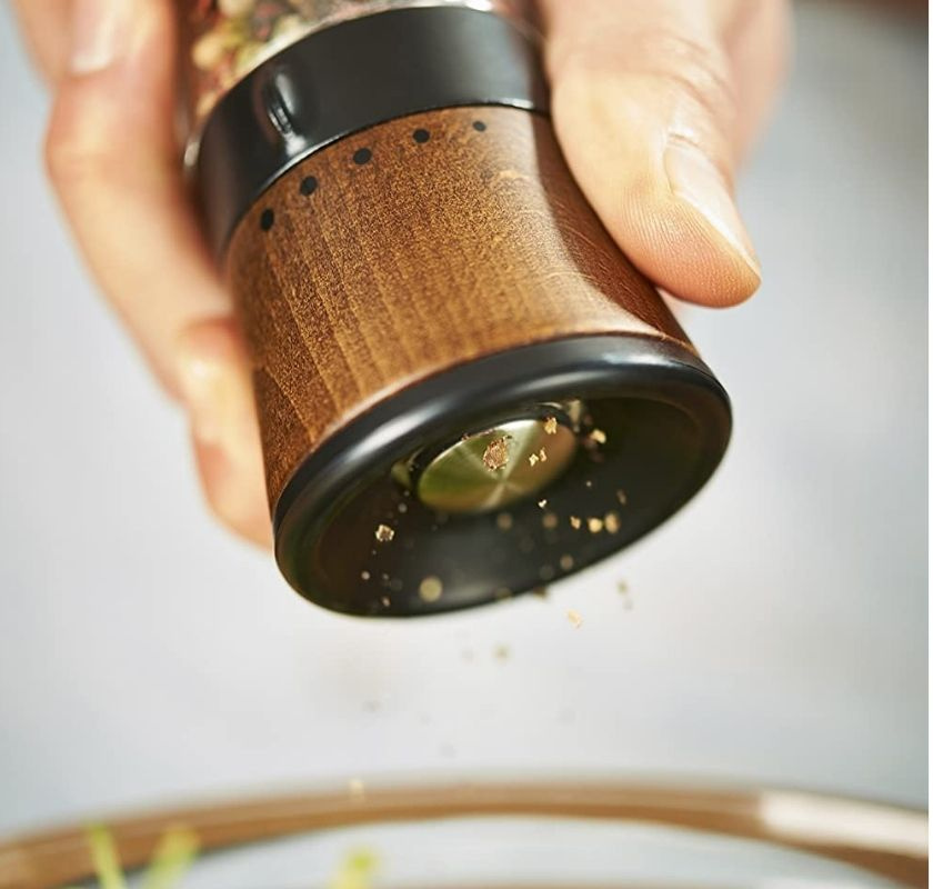 Undersidan av pepparkvarnen.