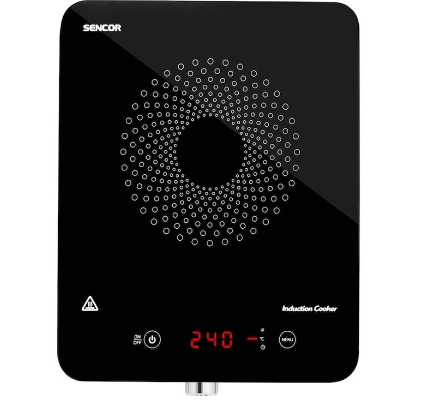 Portabel spis induktion Sencor ultratunn fr�n ovansidan