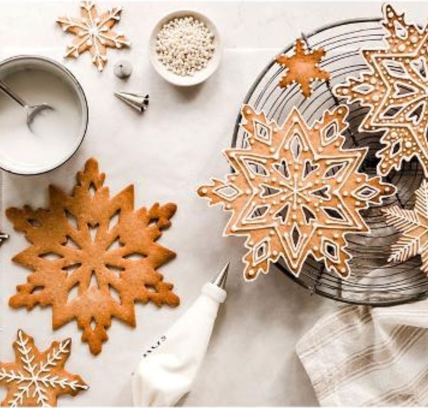 Pepparkakor gjorda med kakm�tt sn�flinga Dia 19 cm St�l