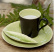 costa nova riviera  ljust gröna fat lagerblad Tallrik, mugg och fat costa nova riviera
