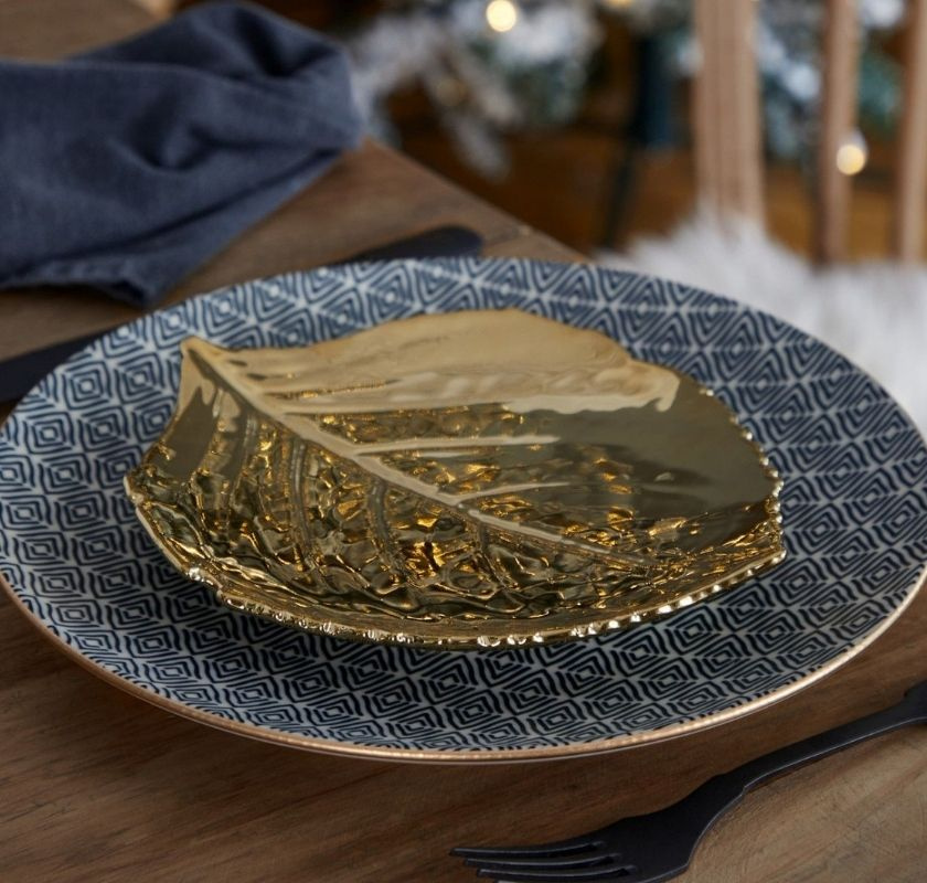 l�v tallrik i guld