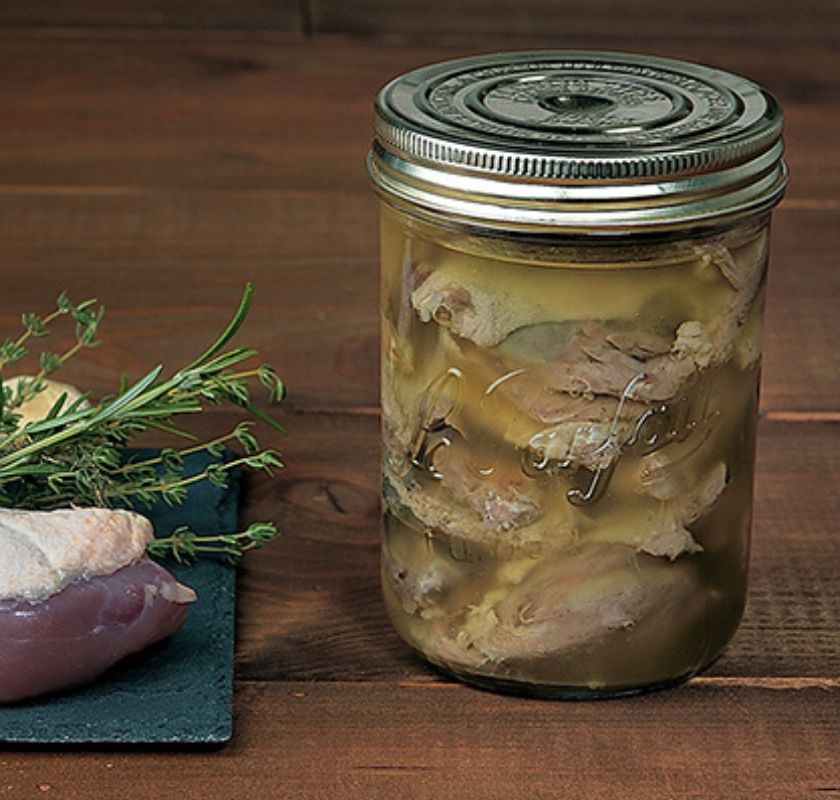 Glasburk med skruvlock 0,75 liter