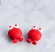 2 röda grytvakter av silikon