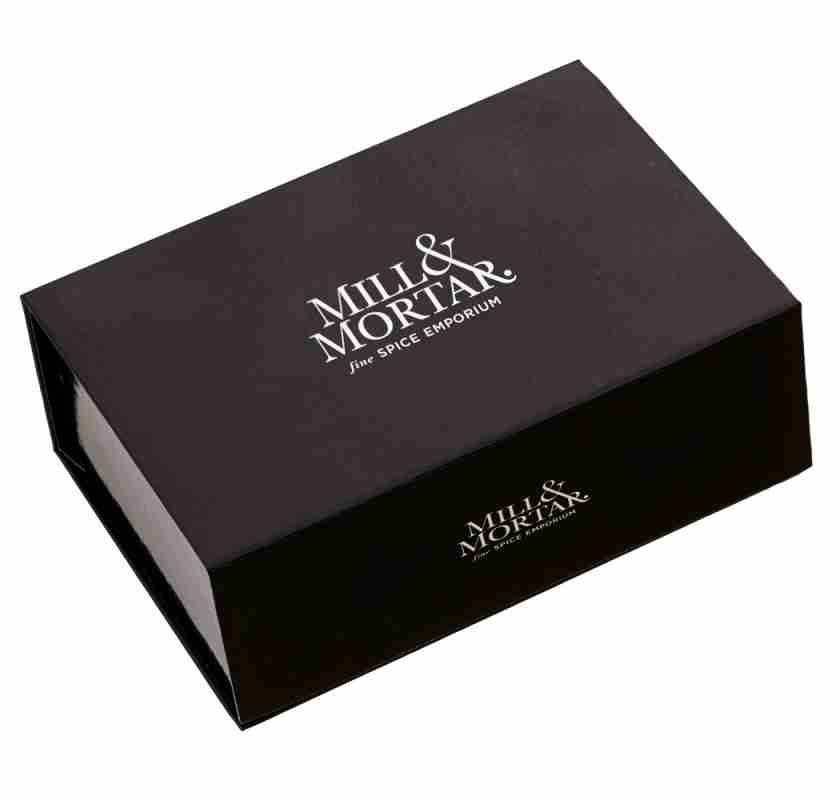 Smaksatta salt i presentask Mill & Mortar