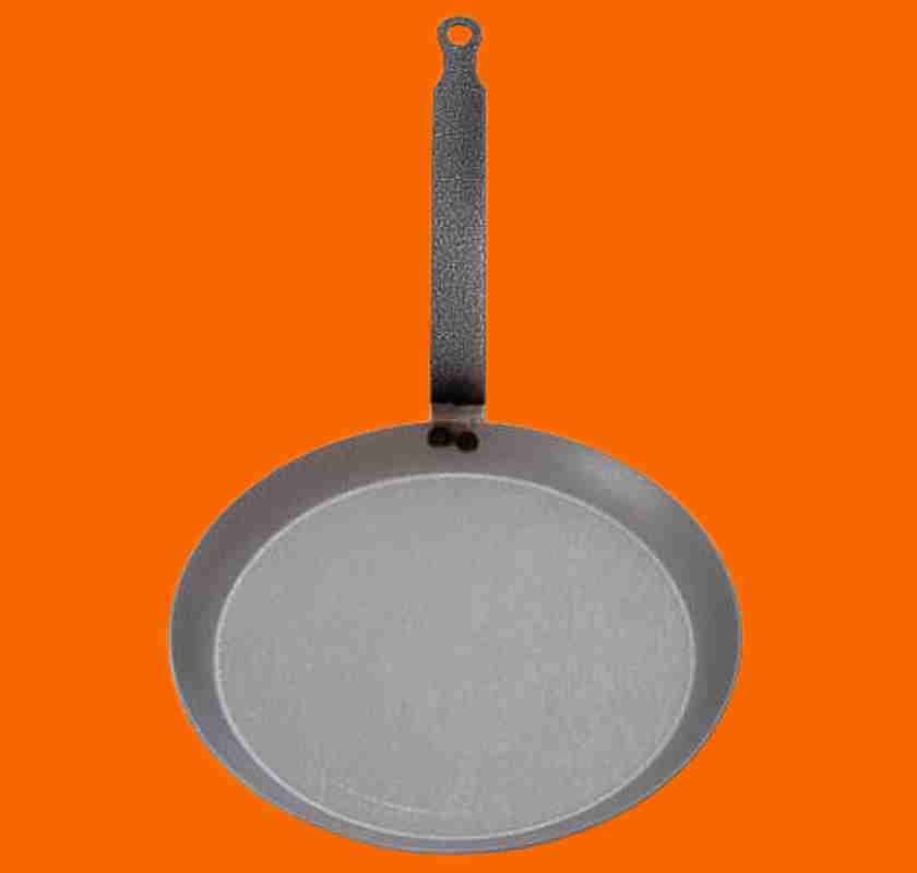 Pannkakspanna i kolst�l cr�ppanna Mauviel M'Steel