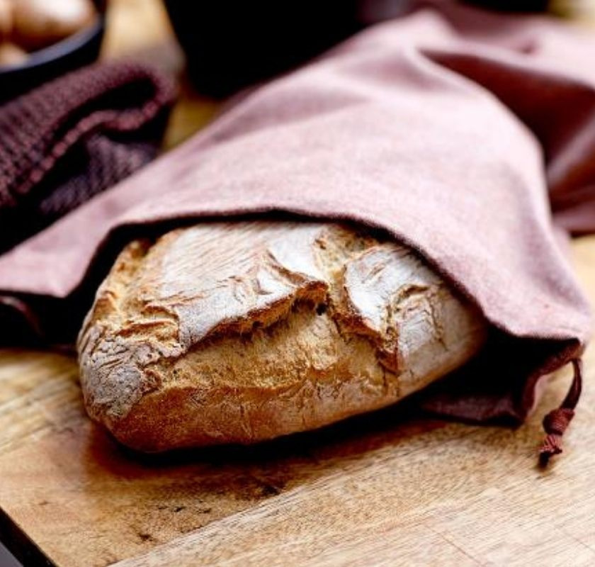 Br�dp�se i tyg av ekologisk bomull