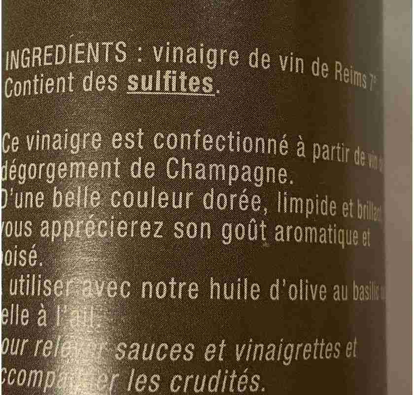 Champagnevin�ger A l'Olivier